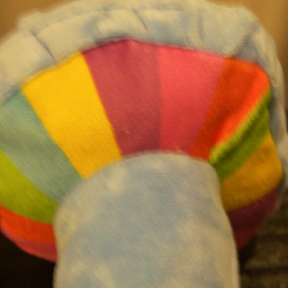 Bark Rainbow Smiley Plush Mushroom Dog Toy 🍄 - Picture 6 of 7